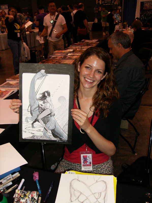 Rebekah Isaacs Heroescon Pic In Anthony Fs 2010 6 3 5 Heroes Comicon Comic Art Gallery Room 